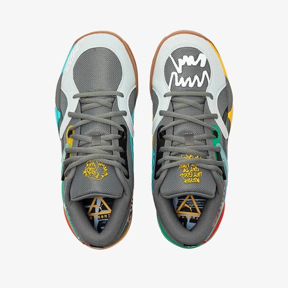 Puma TRC Blaze Court Mens Basketball Shoes Gray Multi 378961-01 NEW Multi Sz - Picture 3 of 7